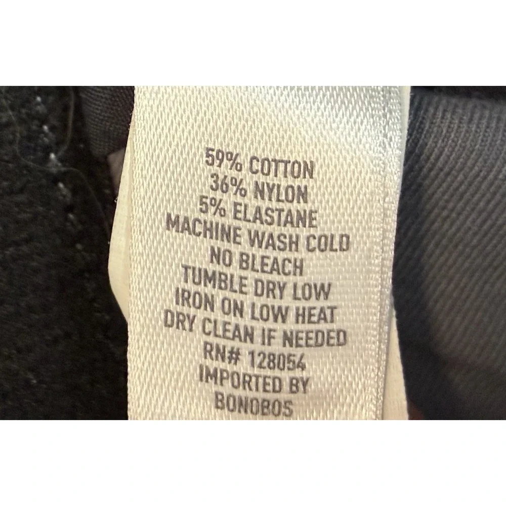 Bonobos Men Slim Lightweight Stretch Chino Pants 33x32 Tech Smart Casual Minimal